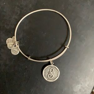 Alex and Ani Bangle Bracelet - S Initial